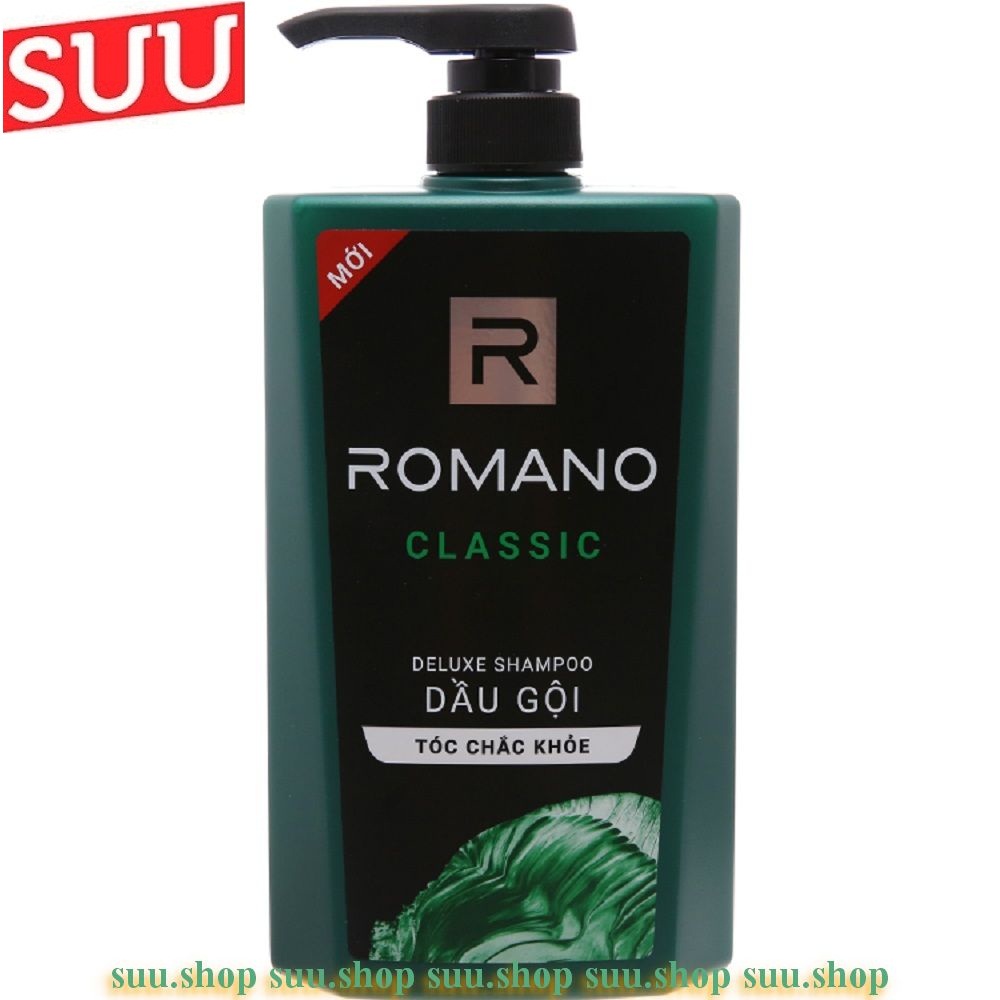 Dầu Gội 650g Cao Cấp Cho Nam Romano Classic