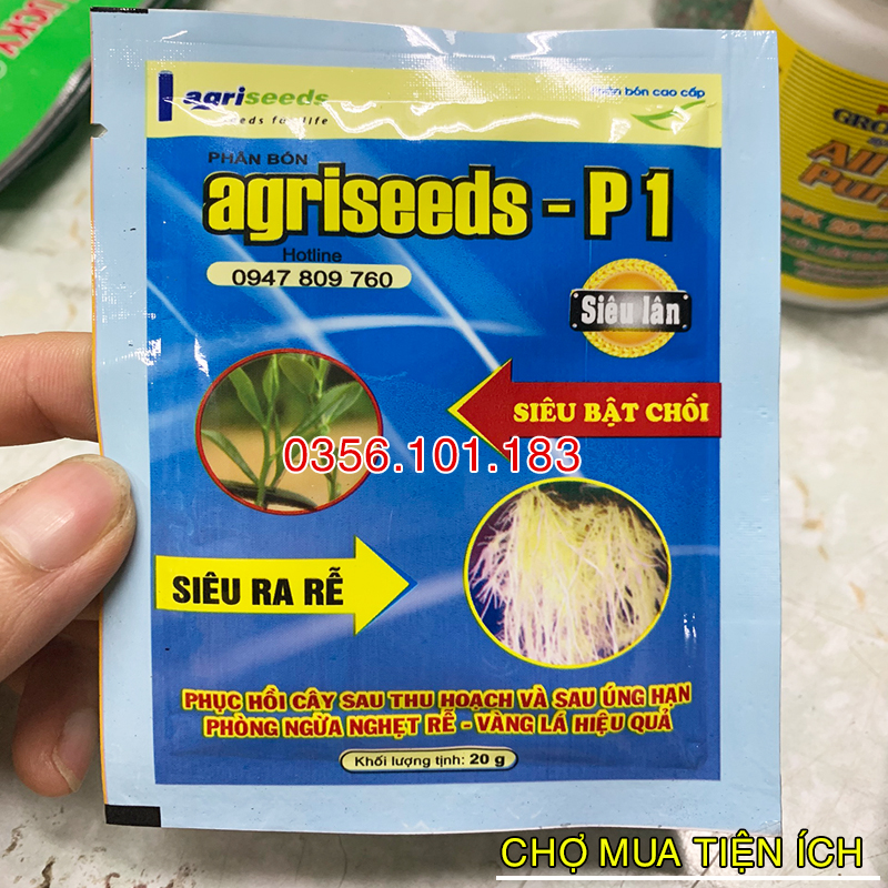 Phân bón lá siêu lân Siêu ra Rễ, siêu Bật Chồi