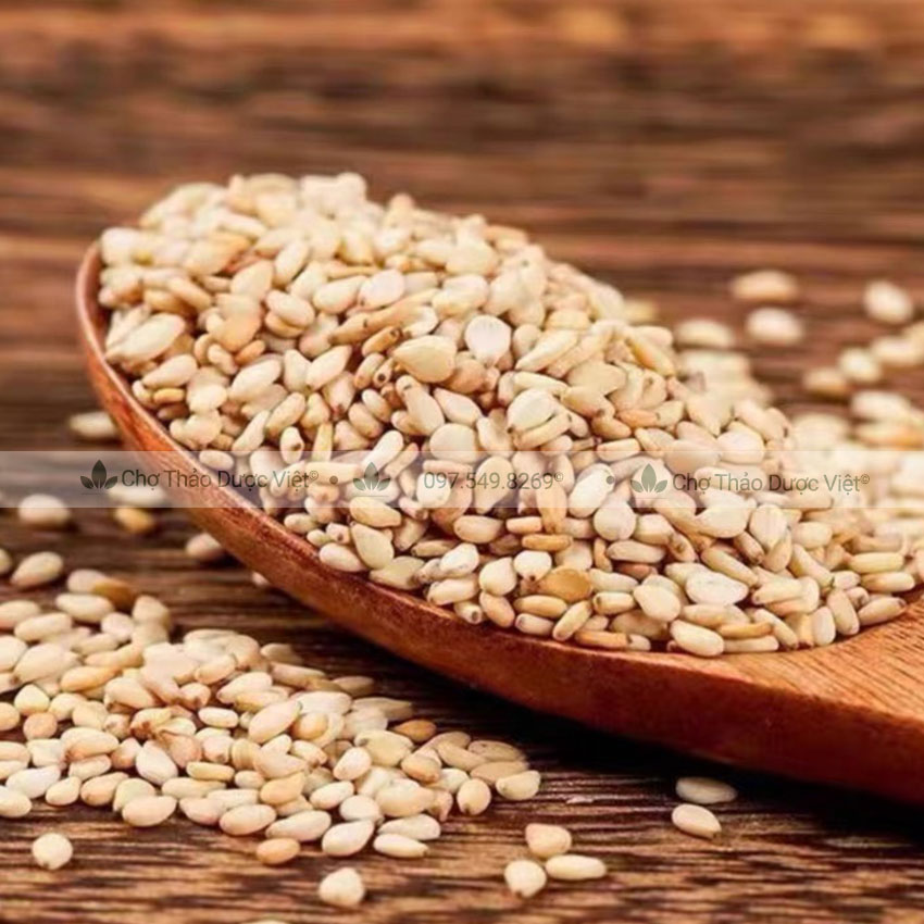 Hạt mè vàng hữu cơ 500g ( Vừng vàng khô làm sốt mè rang thơm ngon) - Chợ Thảo Dược Việt