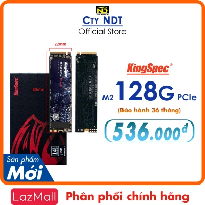 SSD KingSpec 128GB , NE - 128G / M2 PCIe NVMe - MỚI [Chính Hãng]