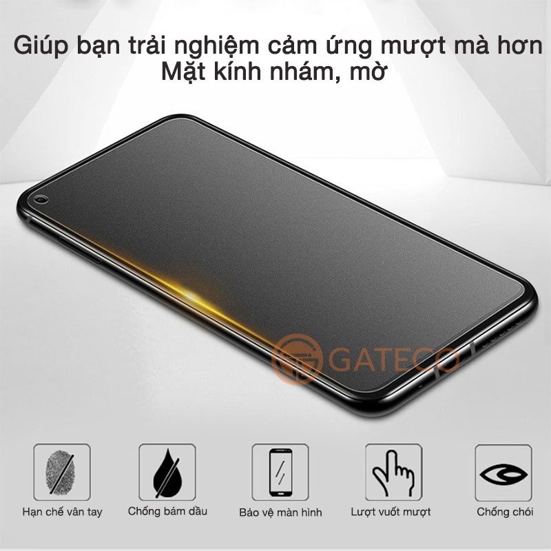Kính cường lực Xiaomi Chống vân tay Redmi Note 11s Note 11 Note 11 Pro 5G  Note 10 Note 9s Note 8 Note 7