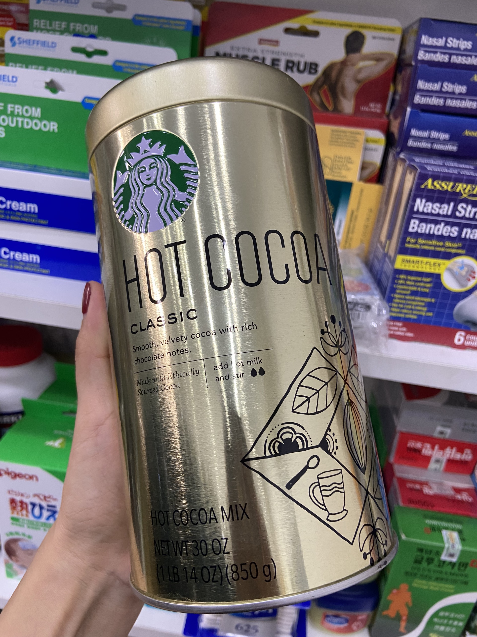 Bột Cacao Starbuck Hot Cocoa 850g