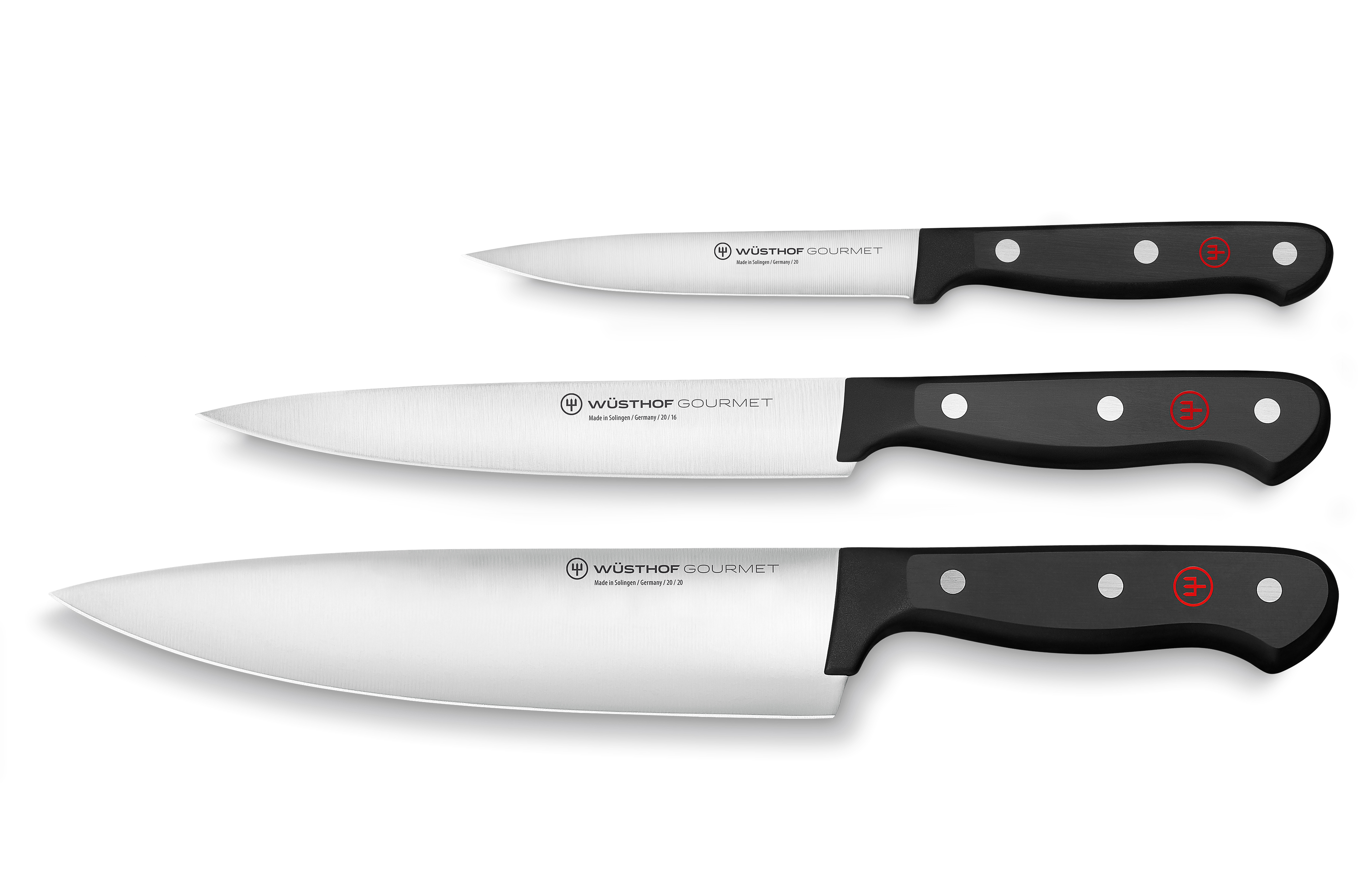 [Trả góp 0%] Bộ 3 dao Wusthof Gourmet