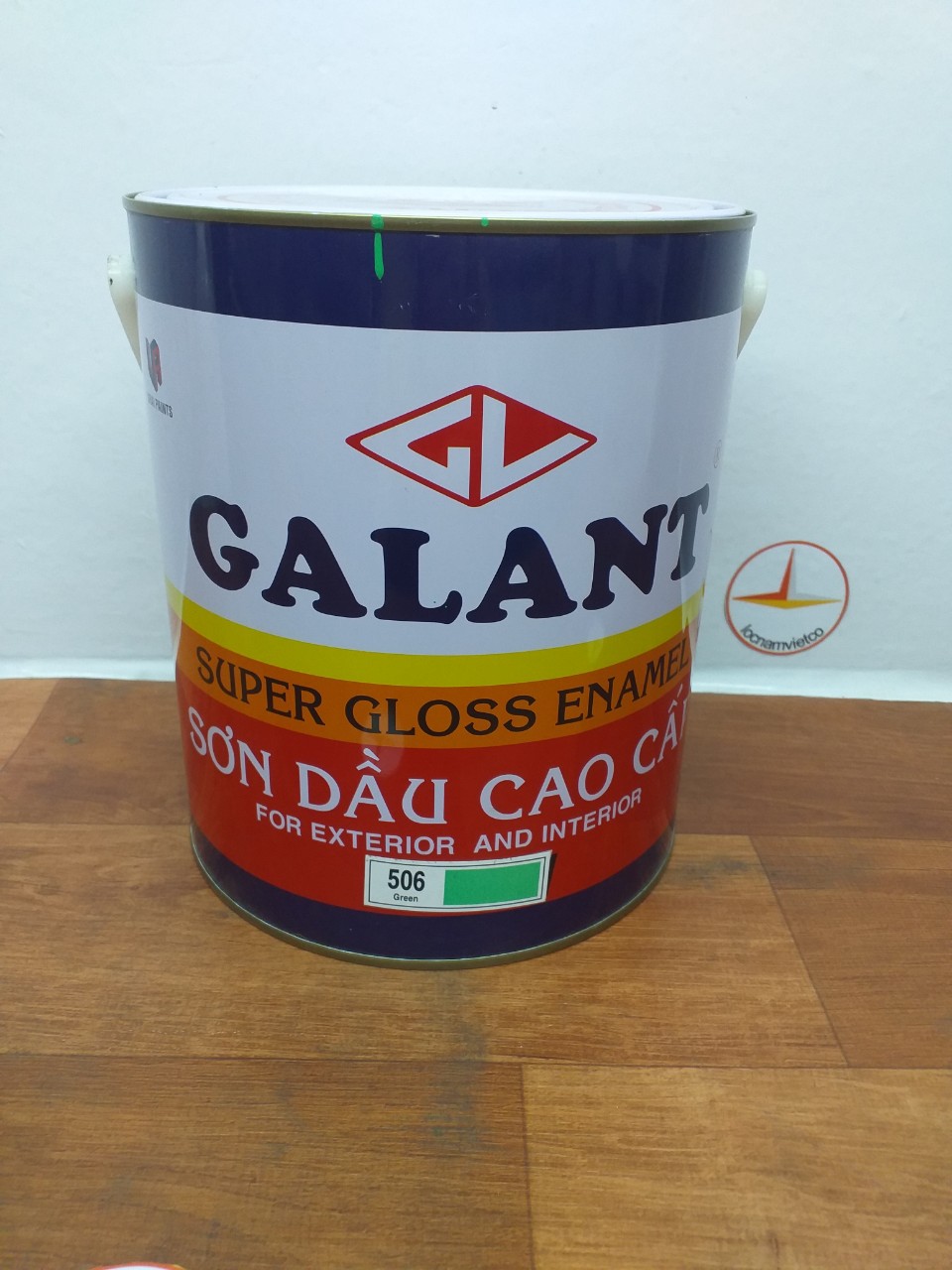 Sơn dầu Galant màu xanh 506 3L
