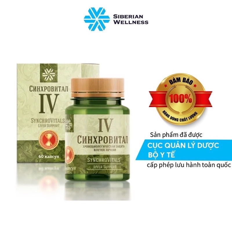 Viên Bổ Gan Synchrovital IV - Siberian Wellness