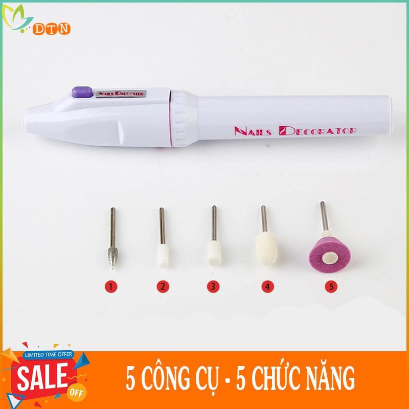 Máy dũa móng 5 trong 1 - Đánh bóng, dũa móng - Sử dụng pin