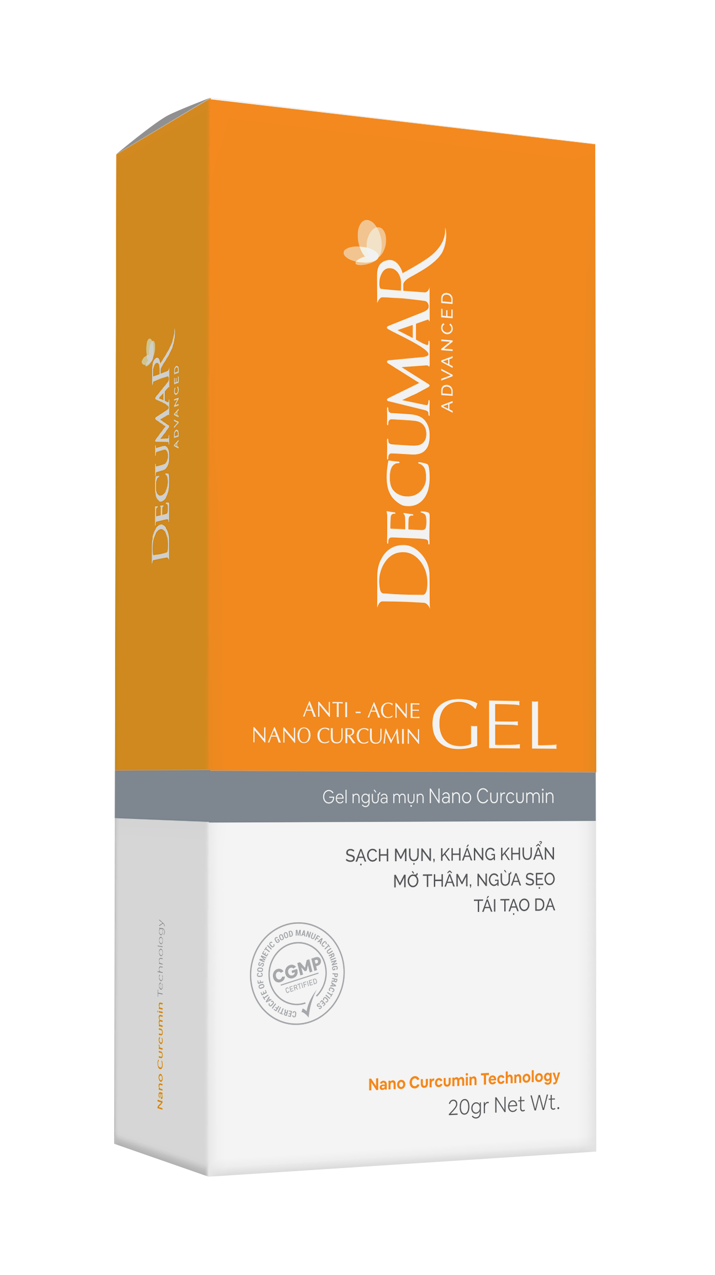 Gel ngừa mụn Decumar Advanced 20gr hết mụn viêm thâm sẹo