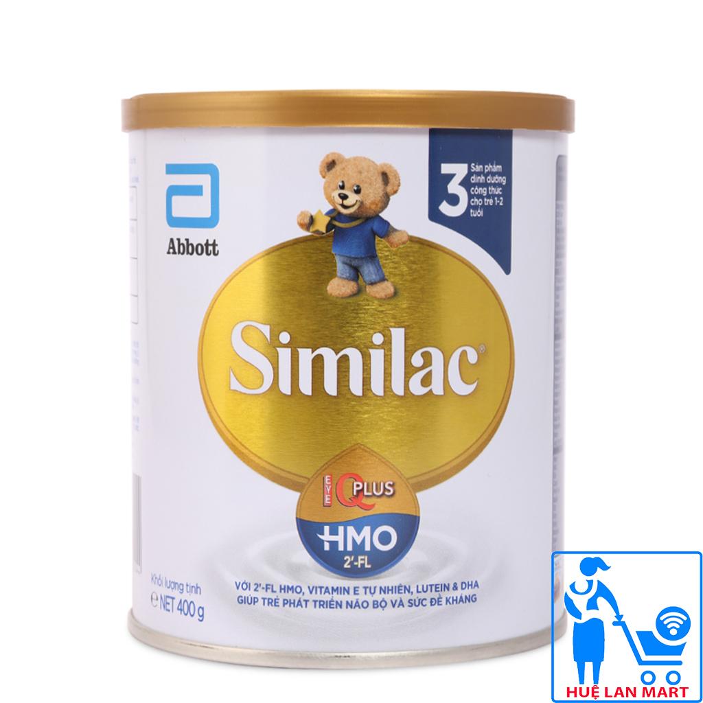Sữa Bột Abbott Similac IQ Plus HMO 3 - Hộp 400g (Cho trẻ 1~2 tuổi)