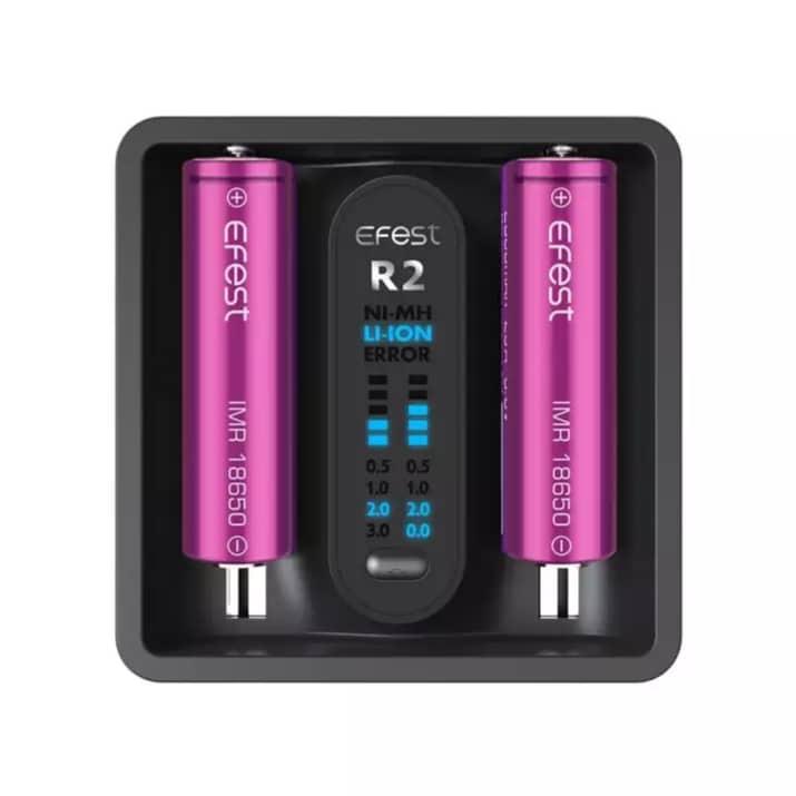 Sạc pin Efest Black iMate R2 Intelligent QC Charger
