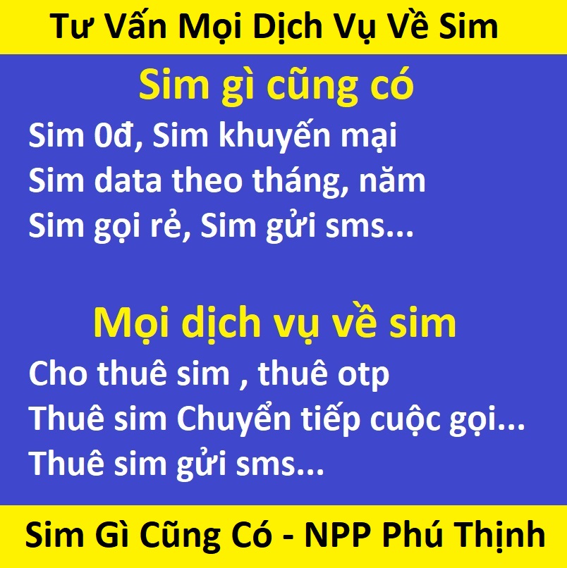 Sim Viettel số đẹp, Sim đẹp tự chọn, Sim chưa kích hoạt