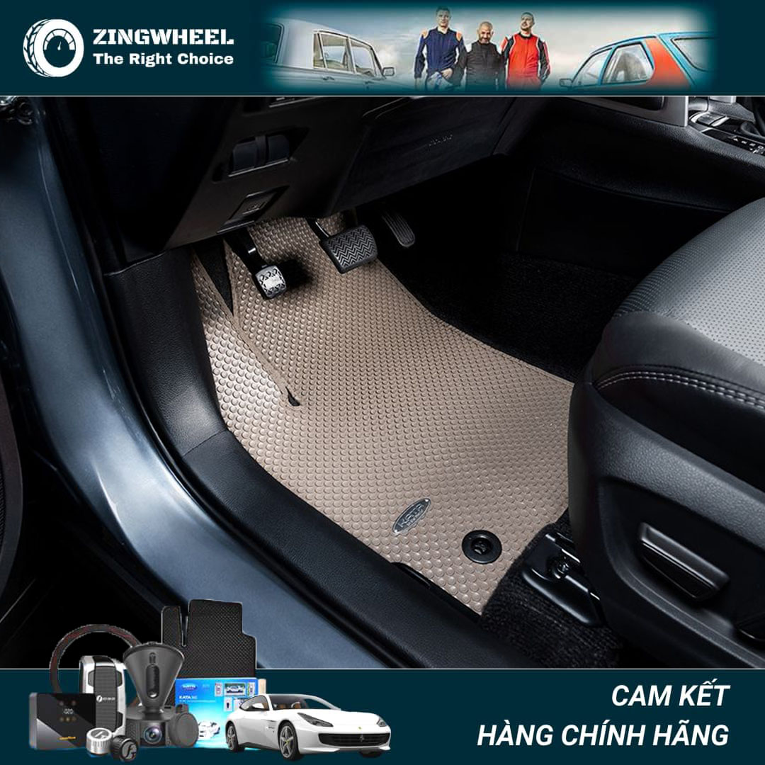 Thảm lót sàn ô tô KATA xe Toyota Veloz Cross - Không mùi, an toàn, dễ vệ sinh
