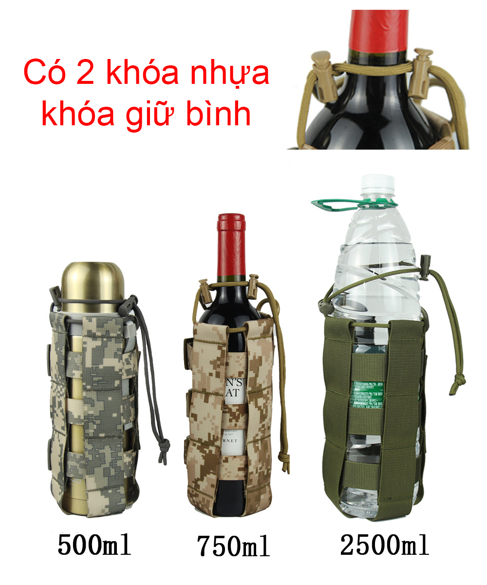 Túi đựng bình nước lớn 2,5 lít có quai đeo chéo