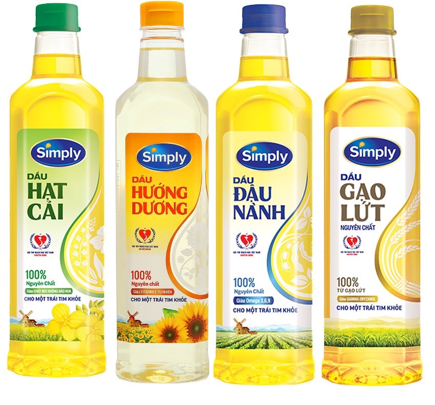 Dầu thực vật Simply chai 1 lít - BAT MUOI