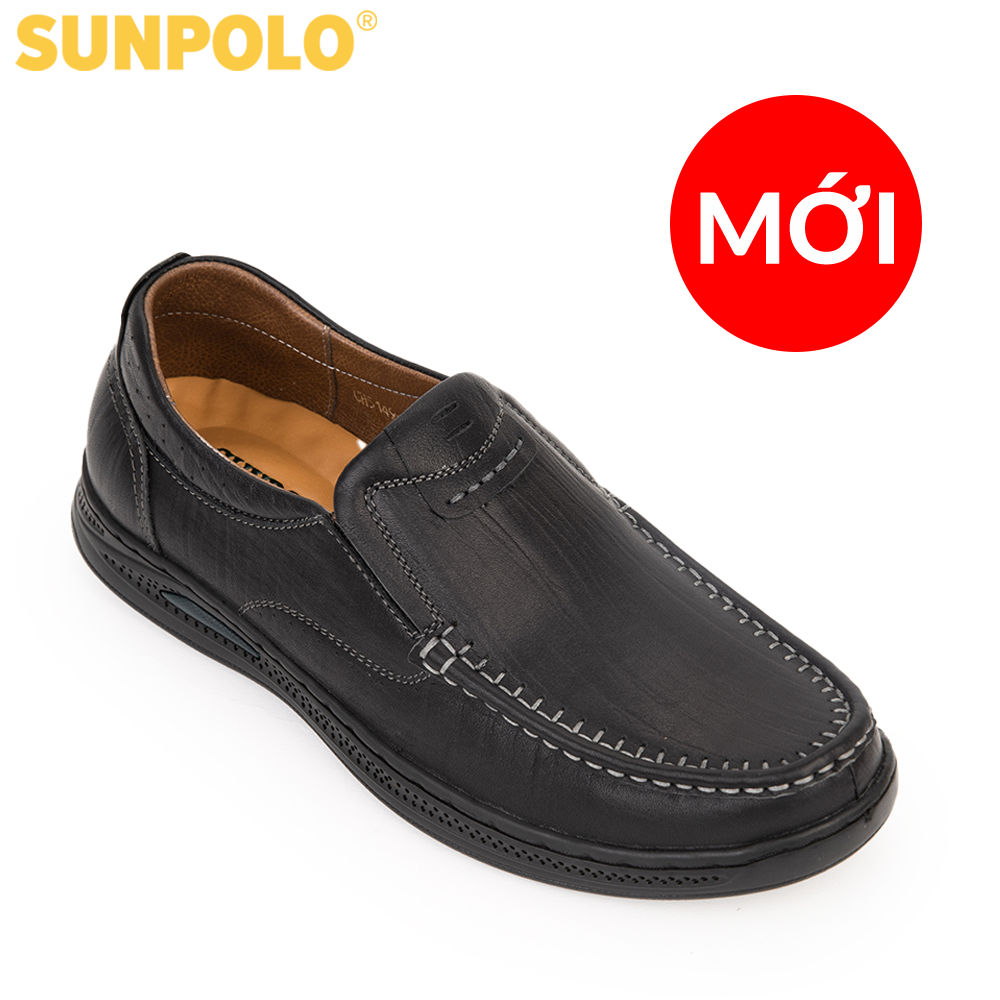 Men leather shoes sunpolo cs5149