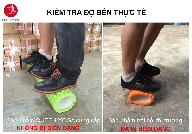 Ống lăn gym – Con lăn massage tập gym – Foam Roller
