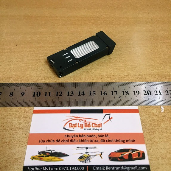 Pin sạc 3.7v dung lượng 600mah có khung dành cho máy bay jy 019hw e58