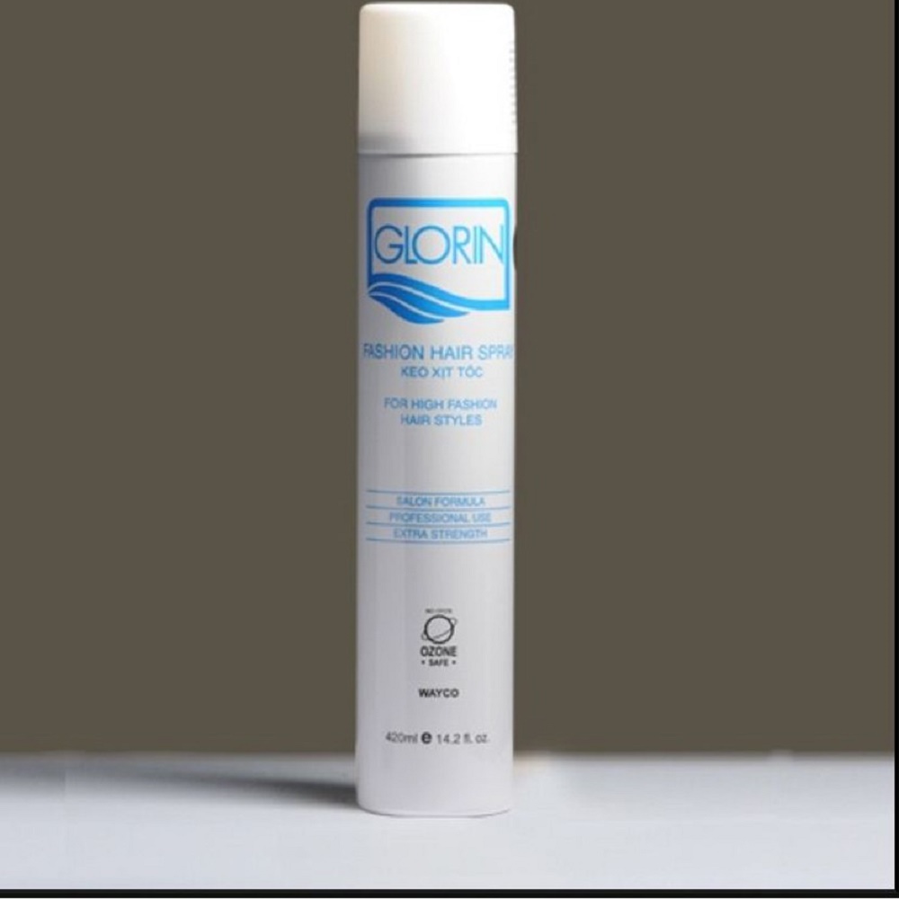 Keo Xịt Tóc Giữ Nếp Mềm Glorin 420Ml