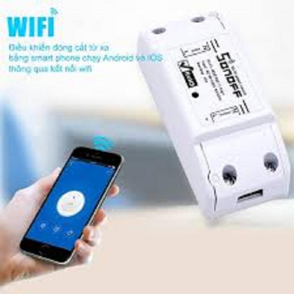 [HCM]Công tắc thông minh Sonoff Basic (Quốc Tế - Tiếng Anh) điều khiển từ xa qua WIFI 3G 4G
