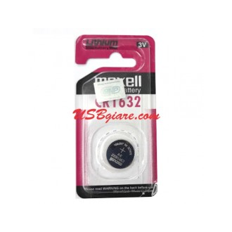 Battery CR1632 Maxell 3V lithium watch battery