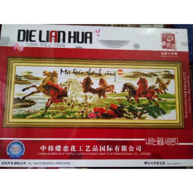 Tranh thêu mã đáo thành công 222574