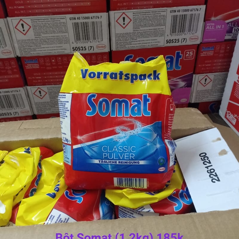 Bột rửa cho máy rửa bát Somat 1.2kg