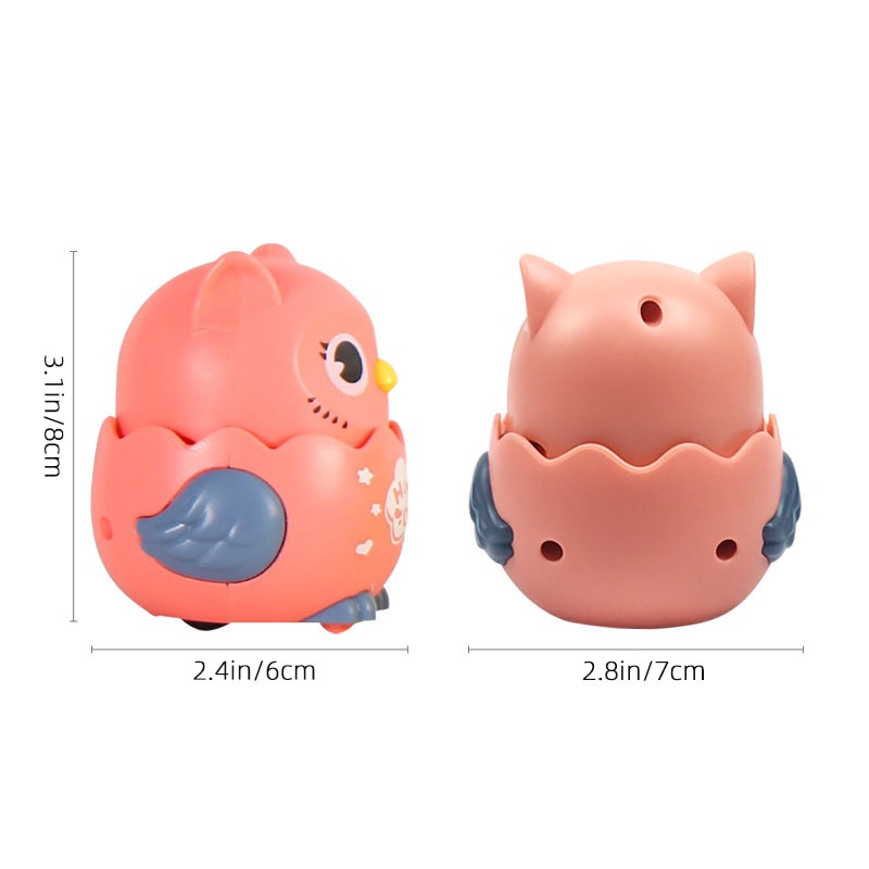 Đồ Chơi Hình Con Cú chạy cót ấn đầu là chạy Huy Toy Kids