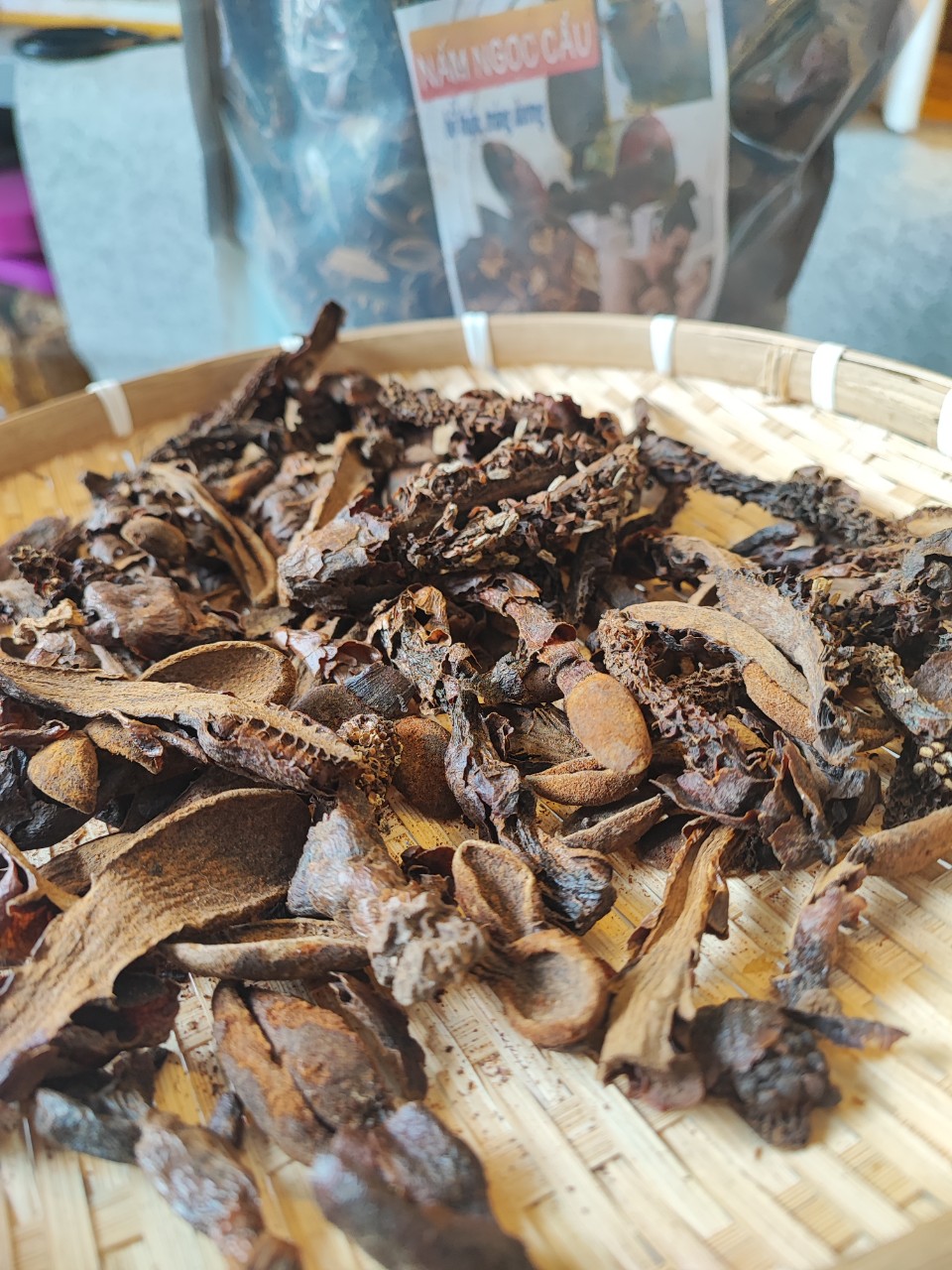 Nấm Ngọc Cẩu Khô Thái Lát (Hàng Sạch)