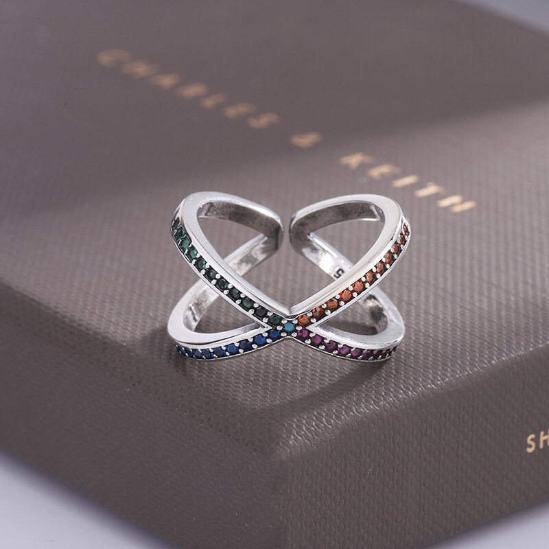 Crossover Ring for Women Index Finger Ring