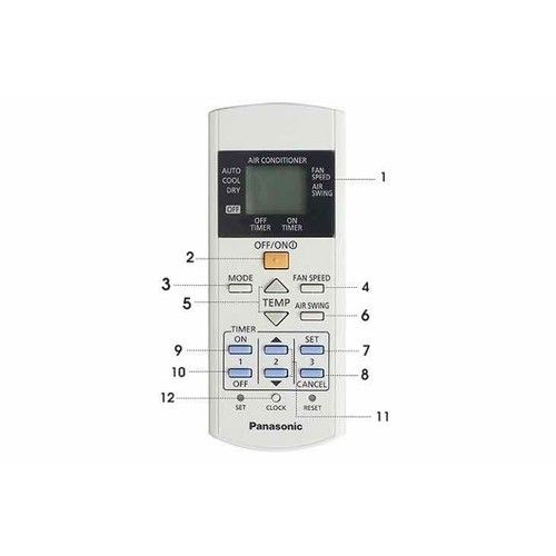 REMOTE MÁY LẠNH PANASONIC 1 CHIỀU