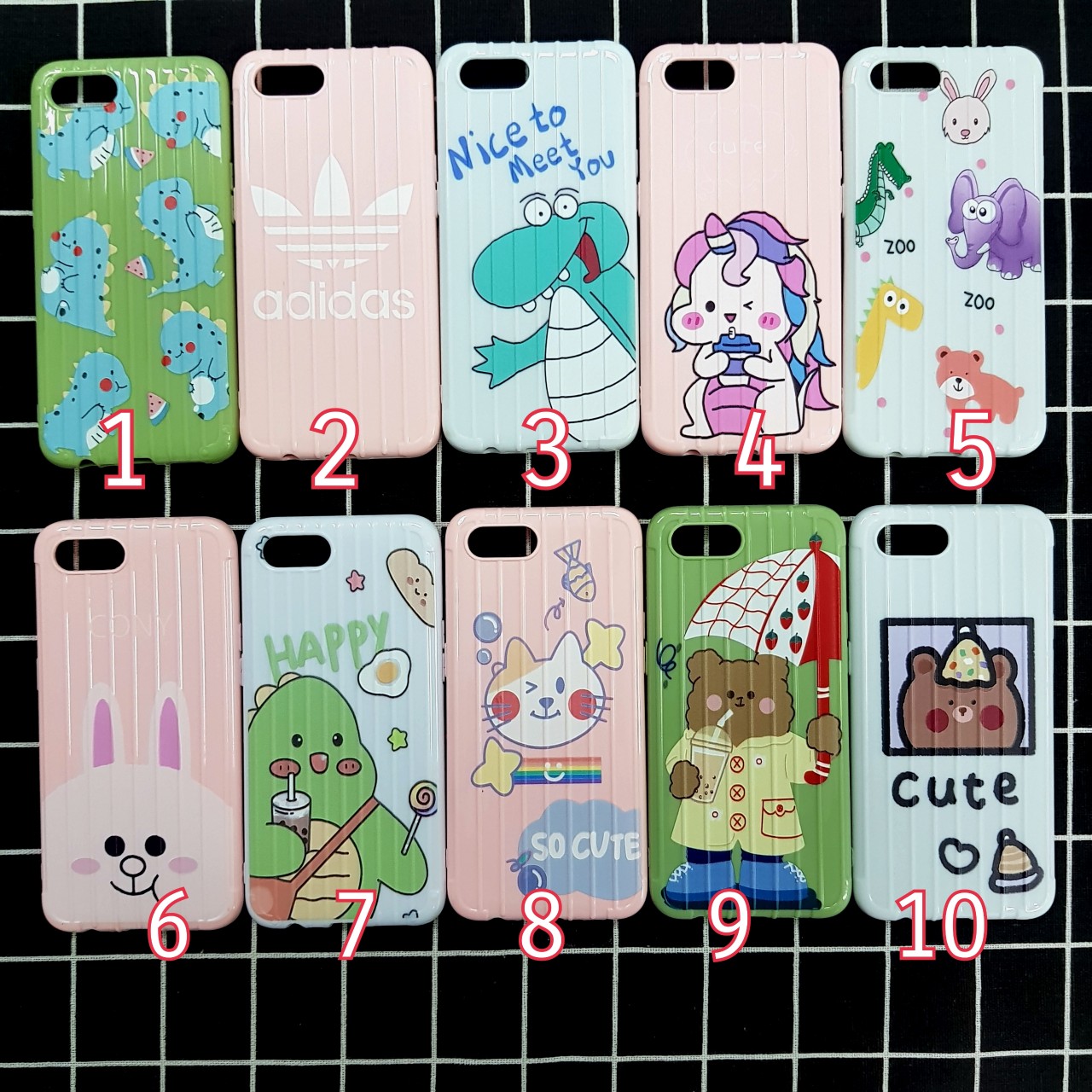 [Nhiều mẫu] ốp Lưng vali dẻo cute Cho OPPO A1K/REALME C2 cute