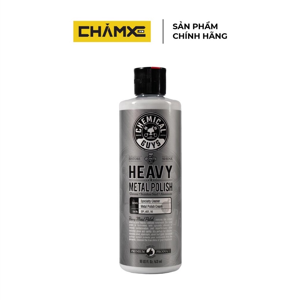 Gel Đánh Bóng Kim Loại - Chemical Guys Heavy Metal Polish