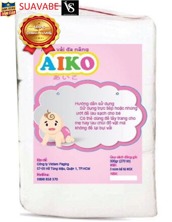 KHĂN VẢI KHÔ ĐA NĂNG AIKO ( 270 TỜ/GÓI )
