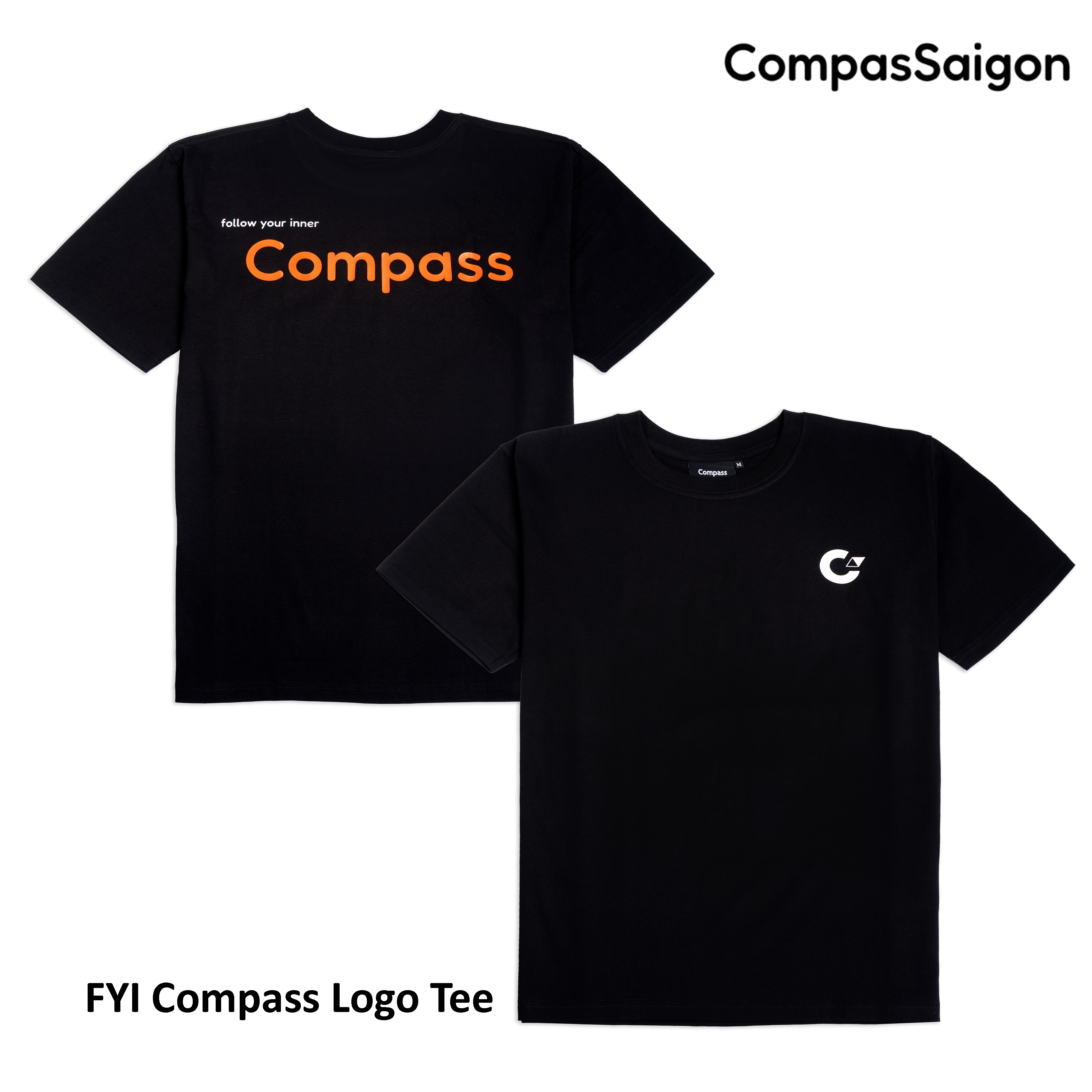 Áo thun Oversized Logo FYI Compass - FYI Compass Logo Tee