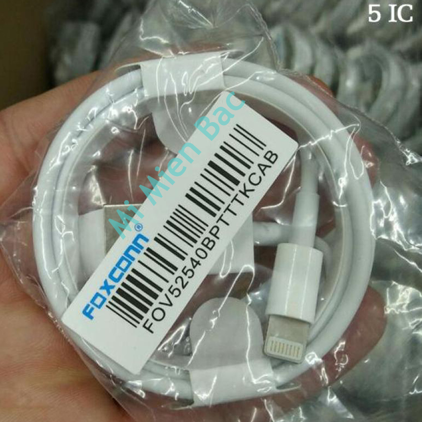 [SỈ SLL] Cáp Iphone, Cable Foxconn giá rẻ, Cáp Lightning – COMBO 05 CHIẾC - BH 6 Tháng - Mi Miền Bắc