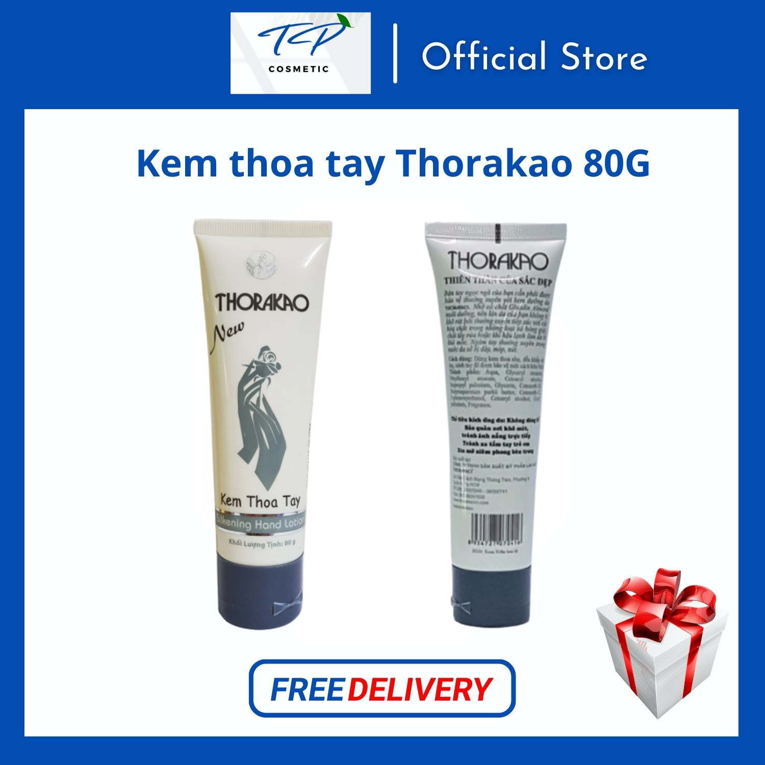[HCM]KEM THOA TAY Thorakao 80G: Bảo Vệ Da Chống Khô Rát Nứt Nẻ Do Hóa Chất