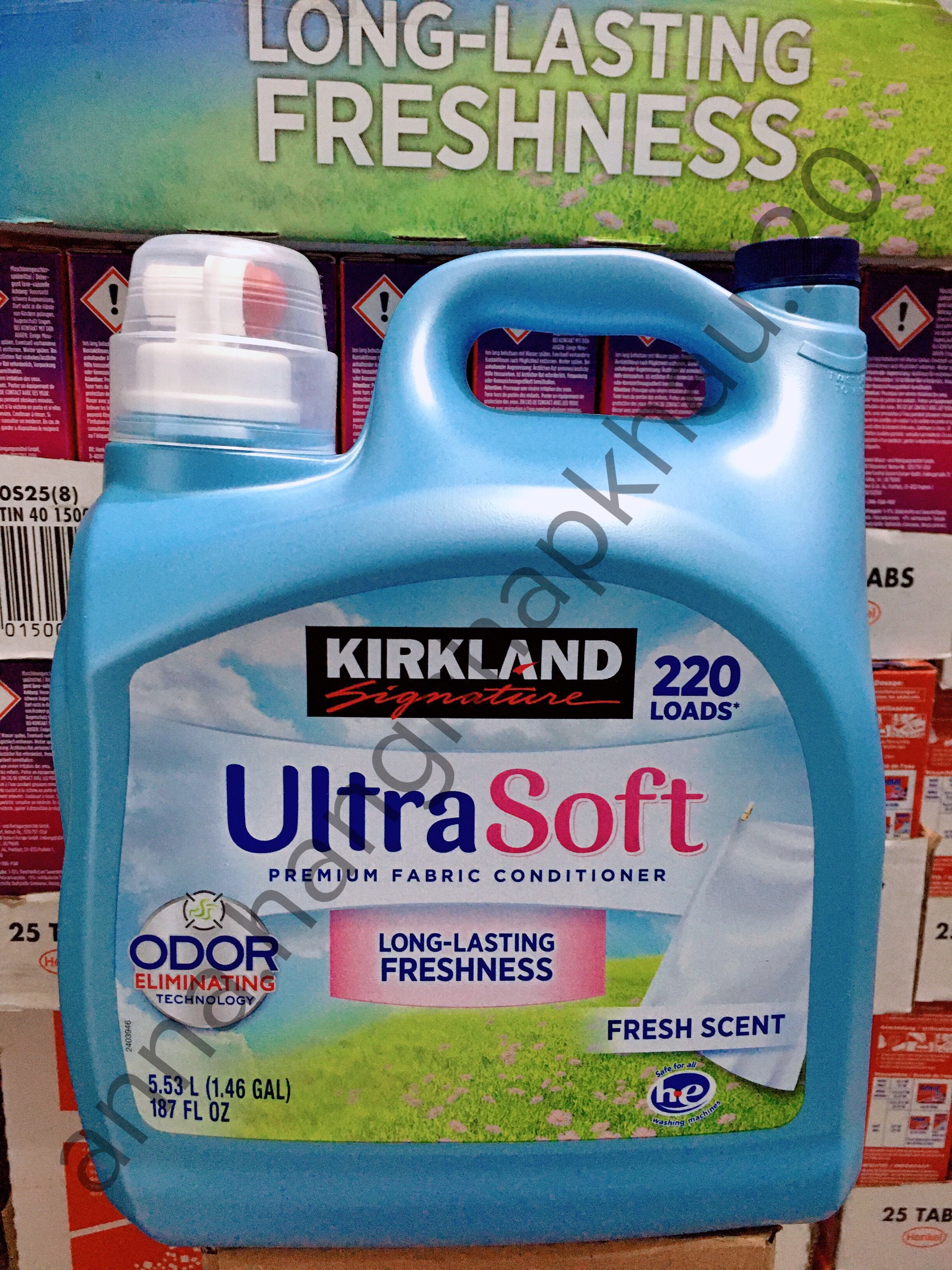 [USA] Nước Xả Vải KIRKLAND Signature Ultra Soft Premium Fabric