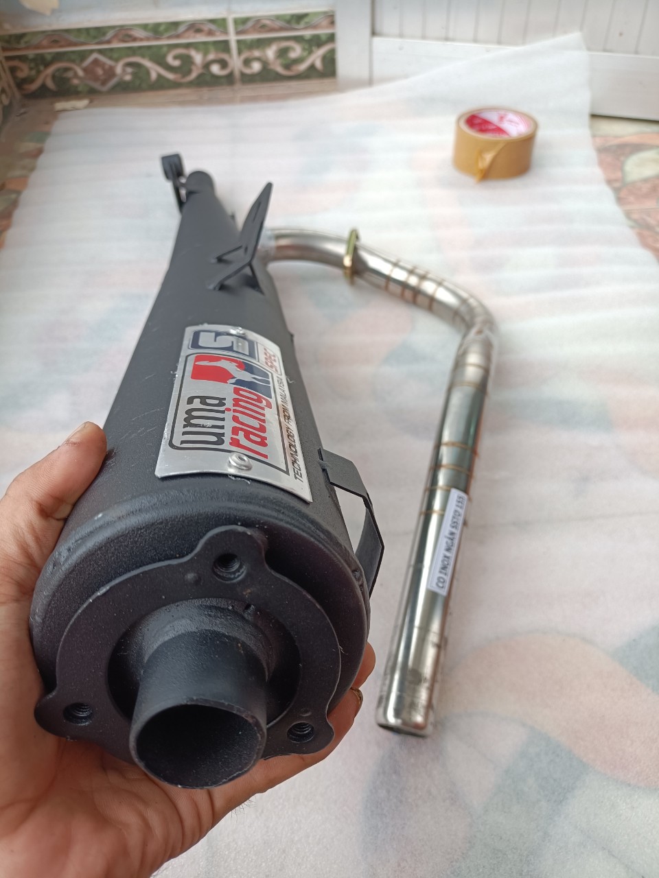 Pô Uma Racing Gắn Exciter 155 VVA 2021
