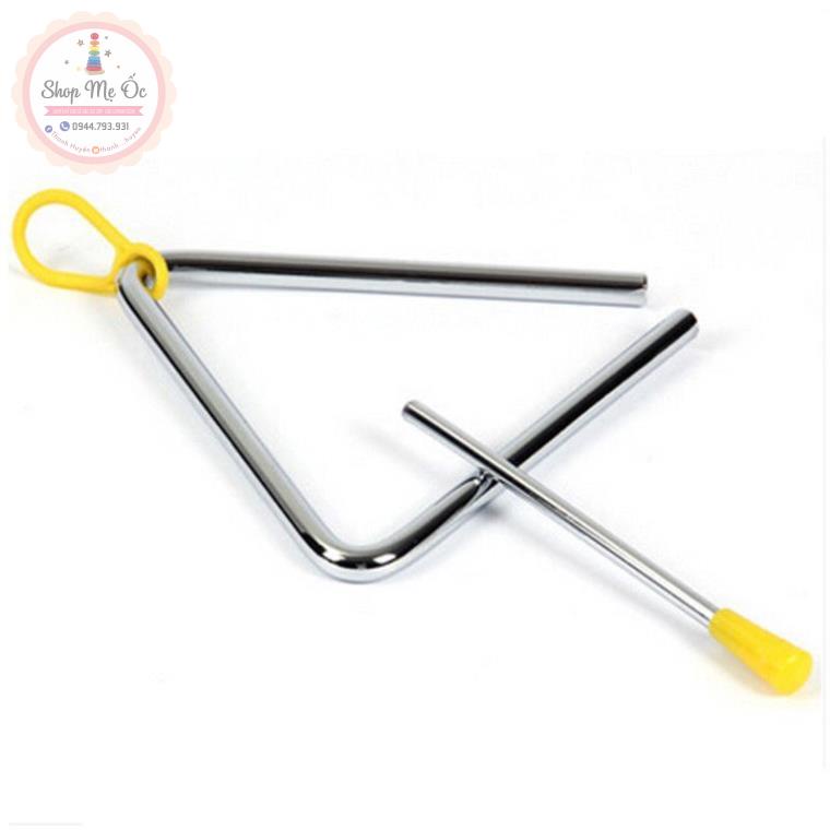 Kẻng tam giác, nhạc cụ gõ cho bé, nhạc cụ TRIANGLE (góc âm nhạc)