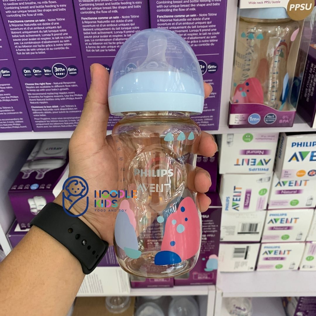 Bình sữa Avent Natural PPSU 125ml 260ml 330ml [Được chọn núm 0 - Y][CHÍNH HÃNG]