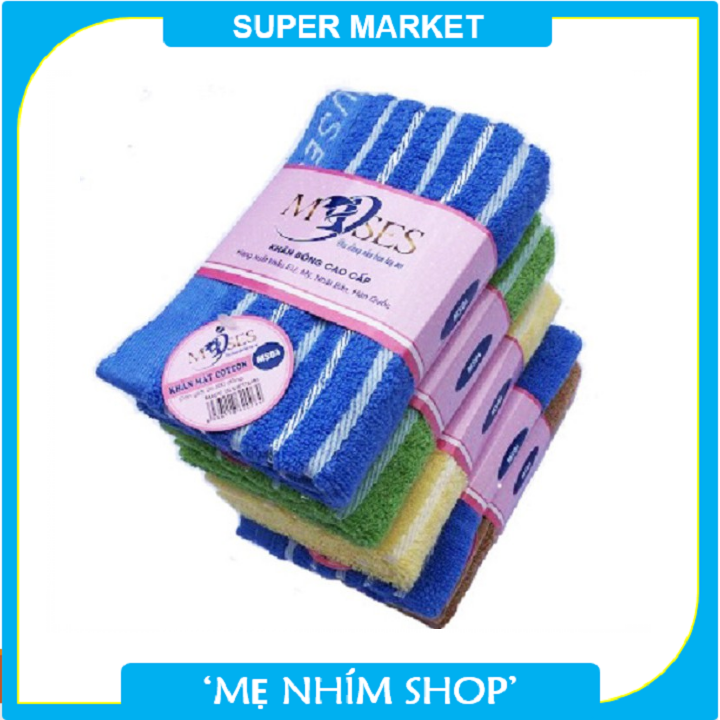 Khăn lau mặt cotton, modal cao cấp, kt 30 *50cm