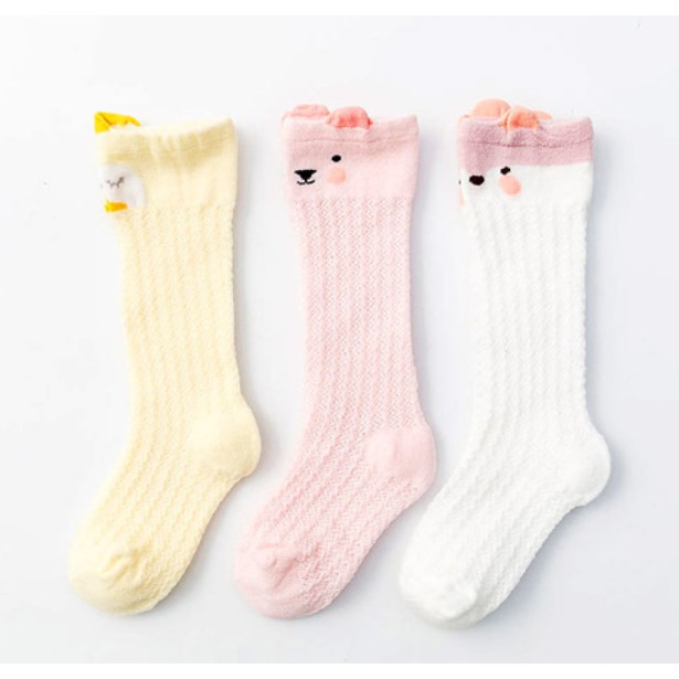 Tất Boot Cao Cổ Lưới Con Gà Cho Bé Ankids