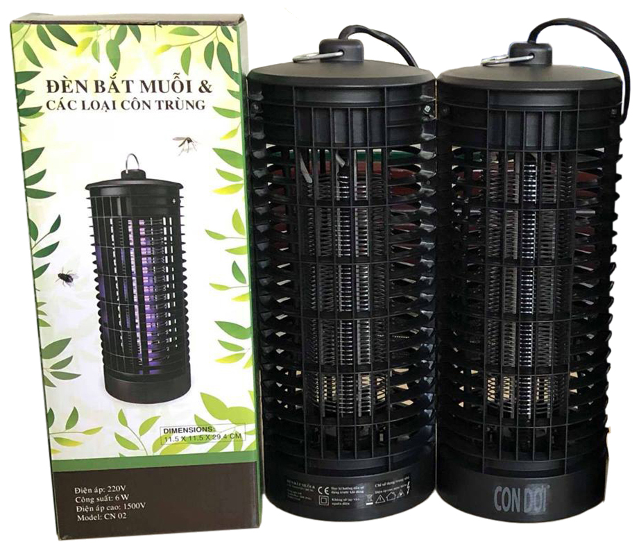 bóng đèn bắt muỗi con dơi model cn2 ( 1 bóng - 6w)
