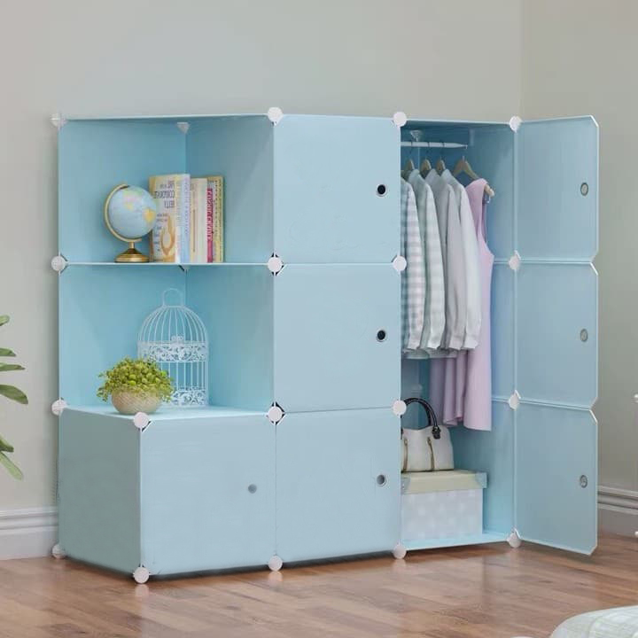 [HCM]Tủ nhựa ghép - 9 ô