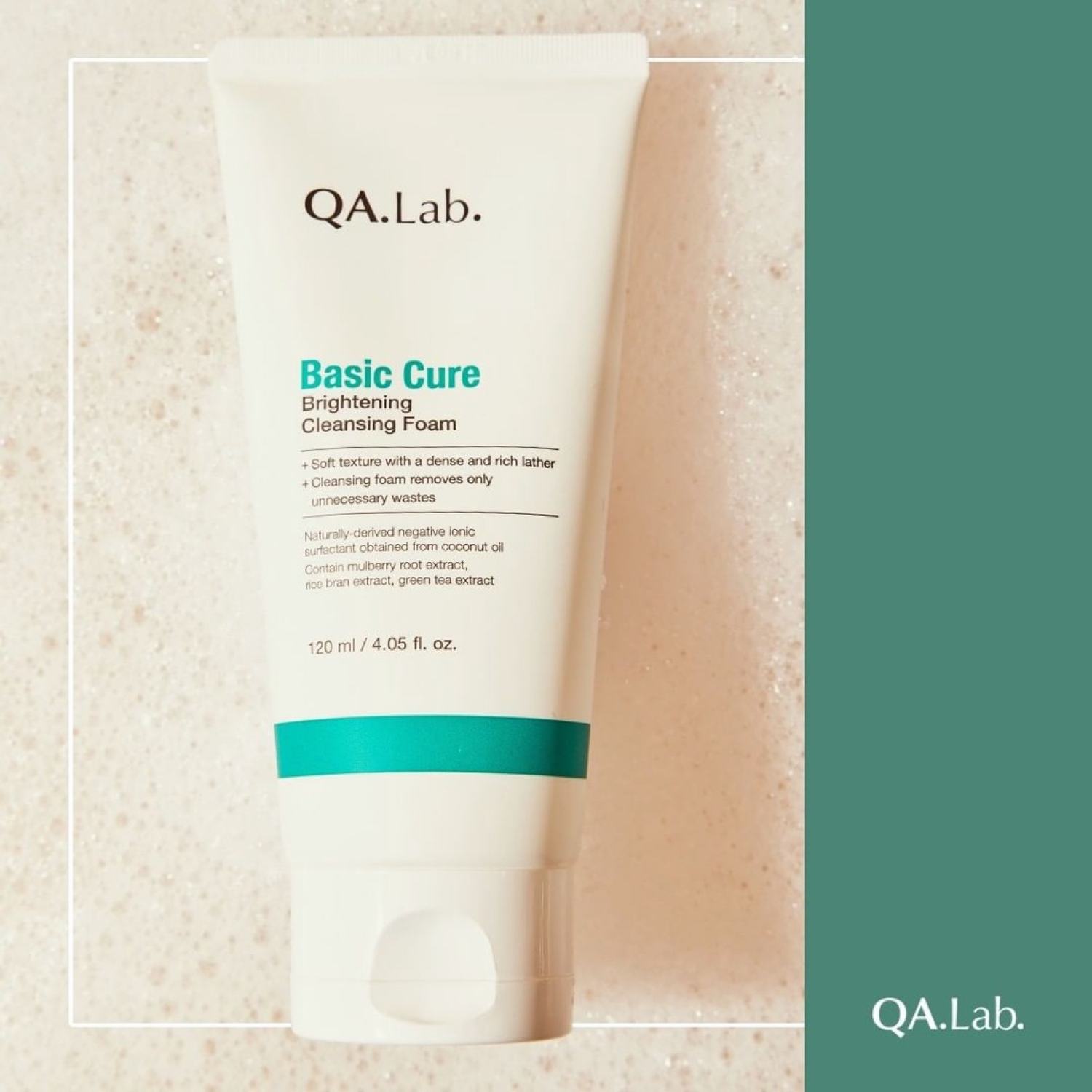Sữa Rửa Mặt Làm Sáng Da Cao Cấp Qa.Lab Basic Cure Brightening Cleansing Foam