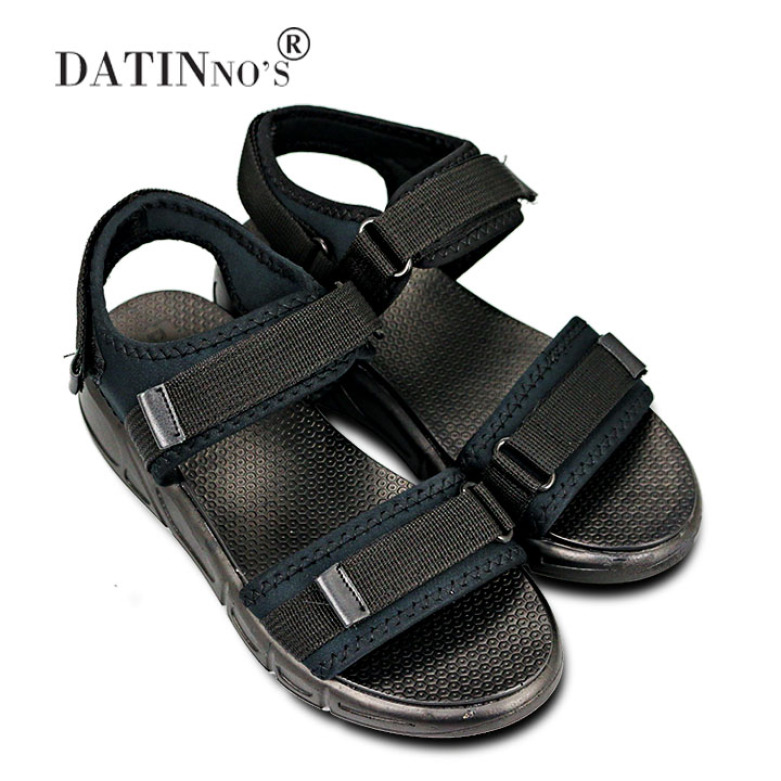 Sandal Nữ Thời Trang Chất Liệu Da Dù Mềm Mại Êm Chân DATINNOS DT32 Đen giá rẻ