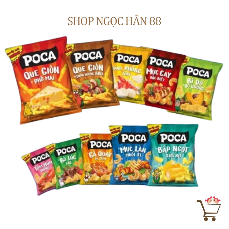 Bim Bim Snack PoCa 30gr vị mới - Shop Ngọc Hân