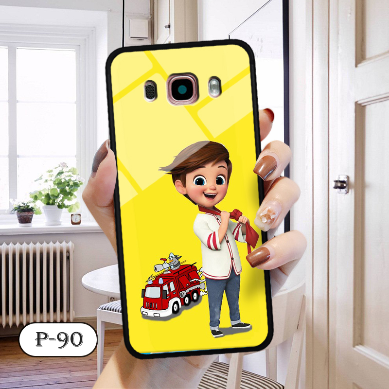 Ốp lưng kính 3D cute Samsung J5 2016