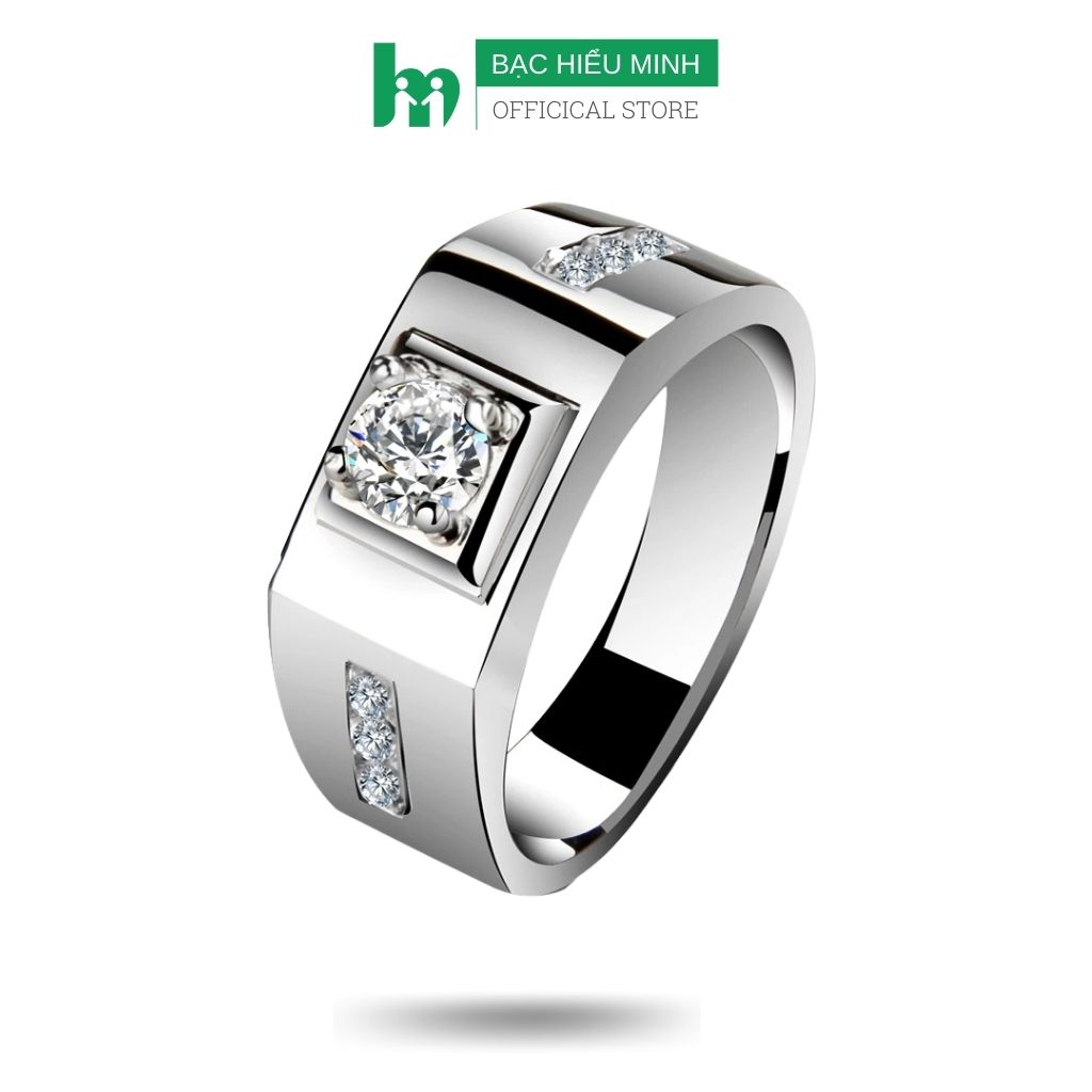 Nhẫn nam bạc ta bảo hành vĩnh viễn na030 bạc hiểu minh