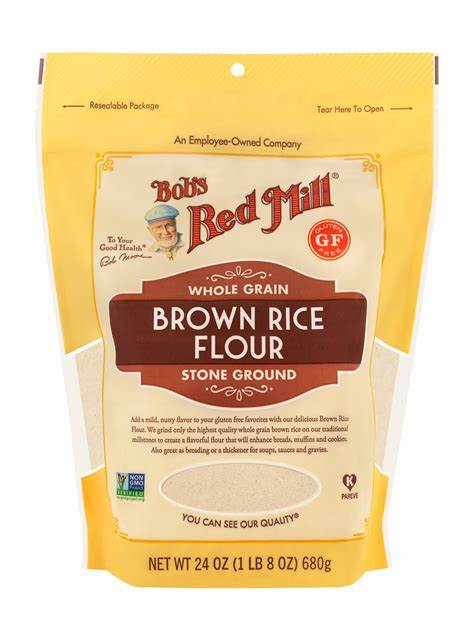 Bột Gạo Lứt Không Chứa Gluten Brown Rice Flour Bob's red mill 680g