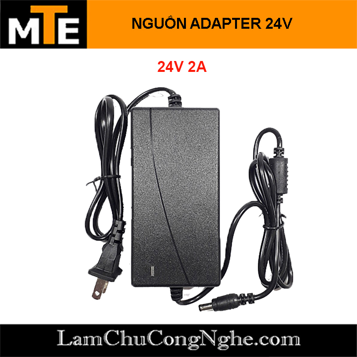 Nguồn adapter 24V 1A 2A 3A 4A 5A jack DC 5.5 x 2.1 mm
